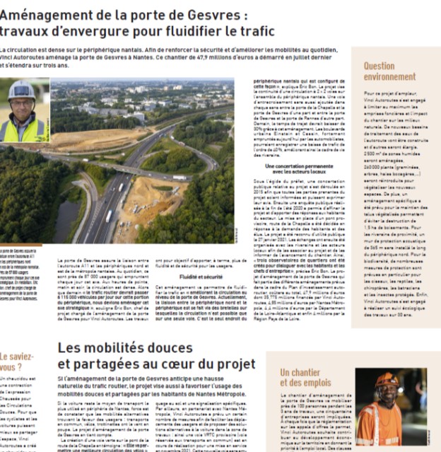 Le projet d’aménagement de la Porte de Gesvres s’illustre dans Ouest France et Presse Océan du 19 octobre !