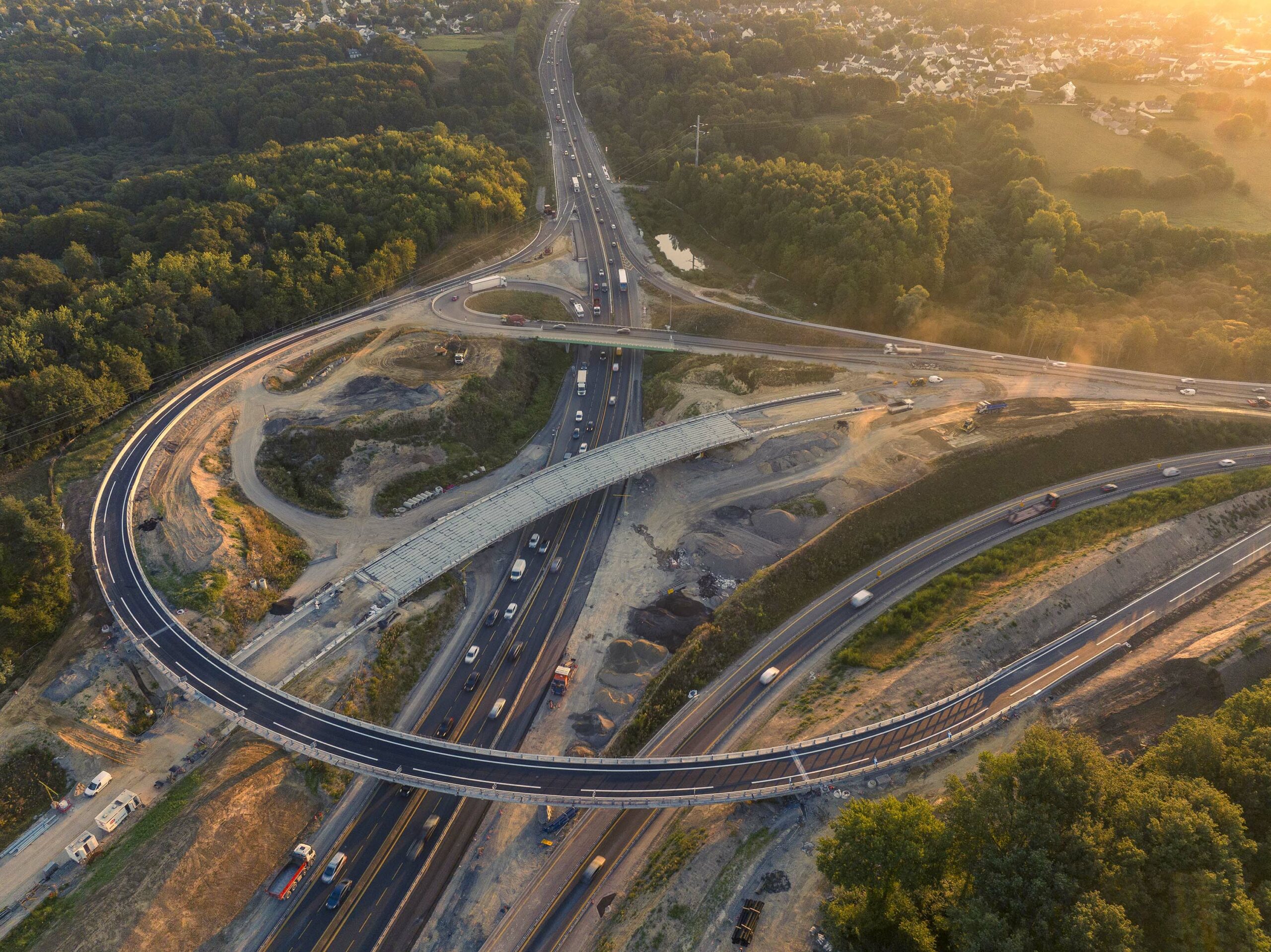La nouvelle liaison entre l’autoroute A11 et le périphérique Est ouverte à la circulation !
